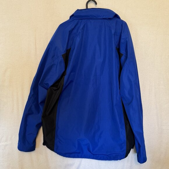 Genuine Budweiser Promotion ~ Bud Light Rain Jacket Windbreaker Hoodie Size XL - Picture 6 of 9